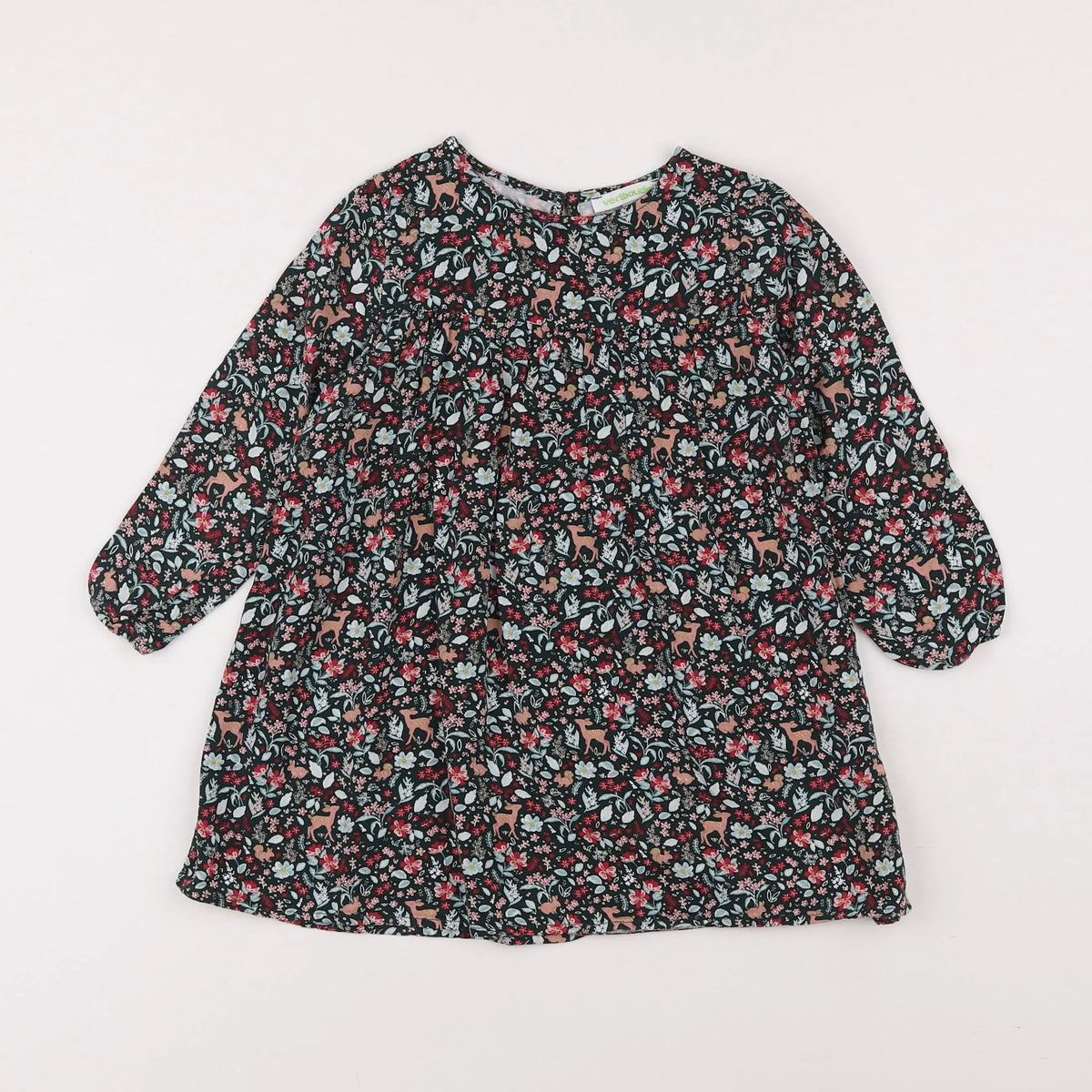 Vertbaudet - robe multicolore - 3 ans