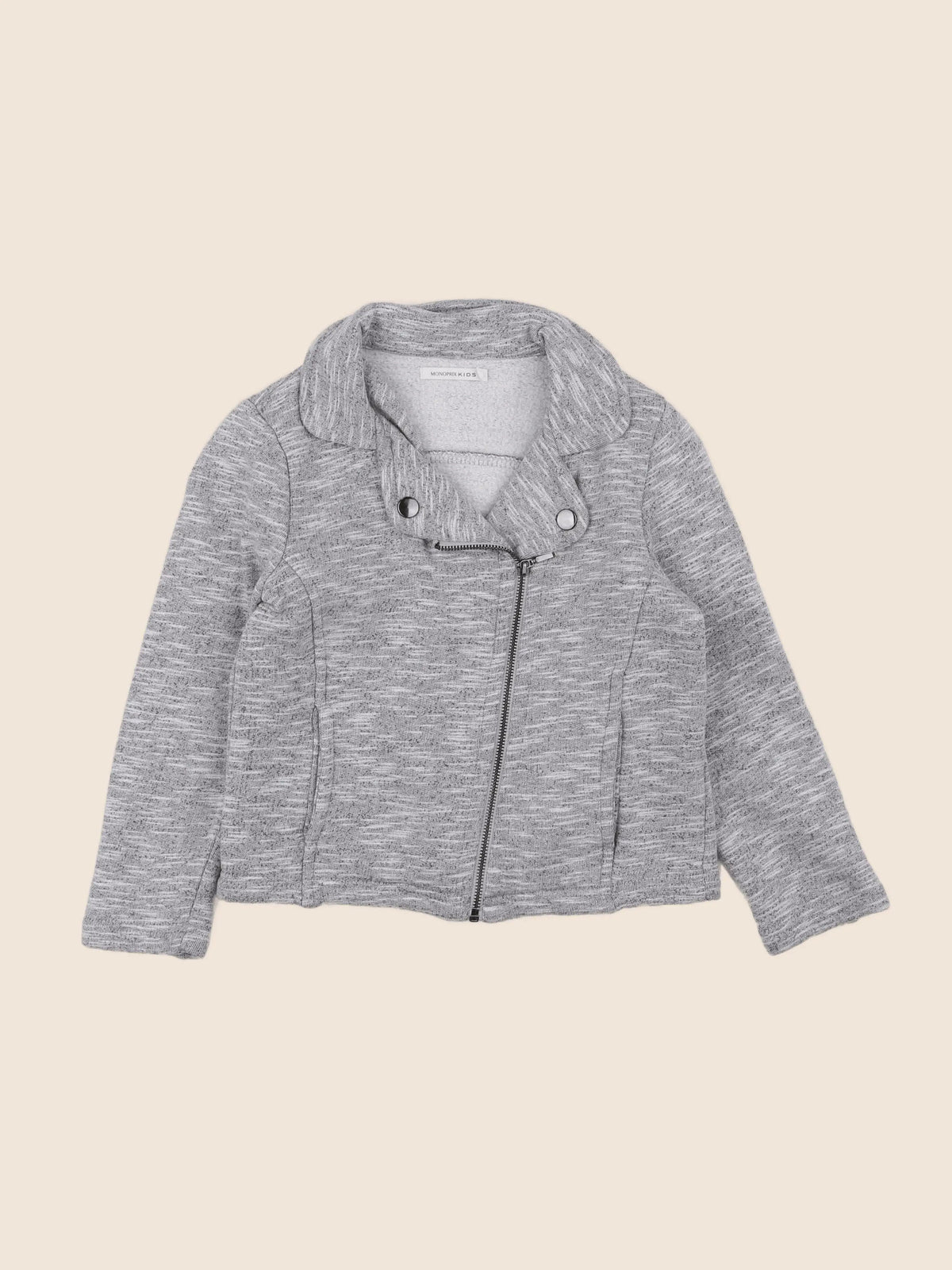 Monoprix - sweat gris - 6 ans