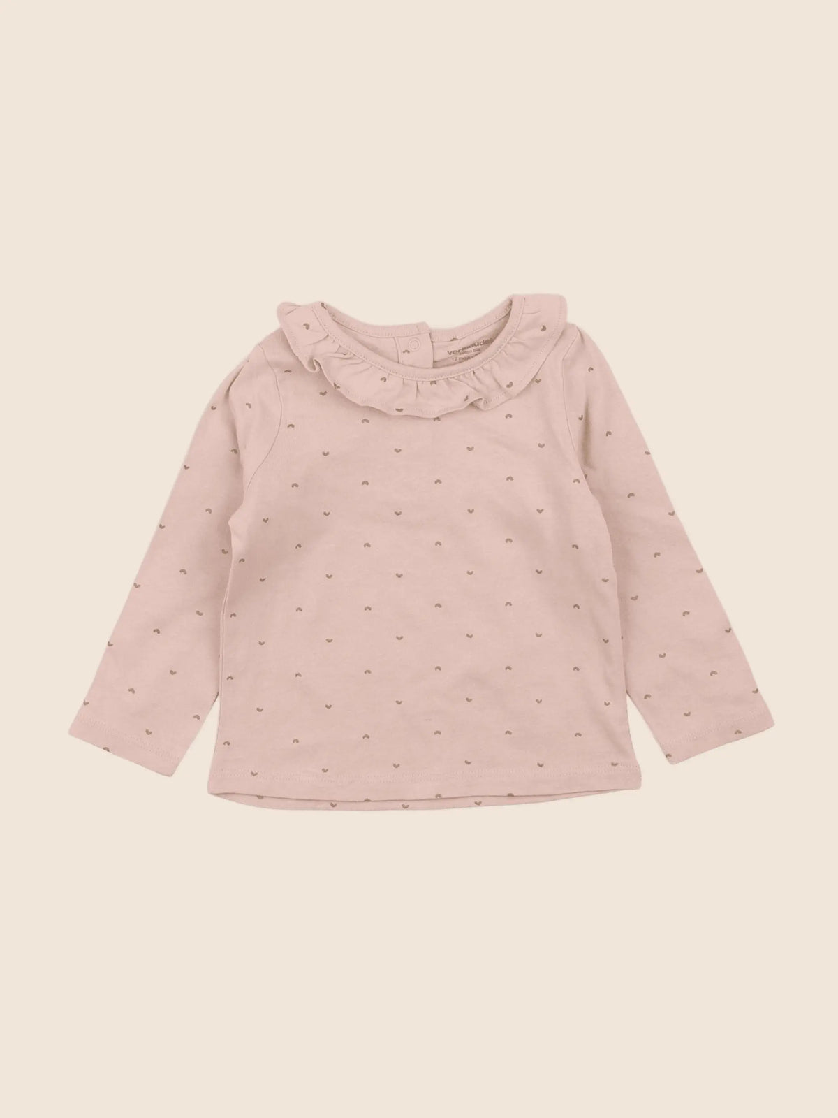 Vertbaudet - tee-shirt rose - 12 mois