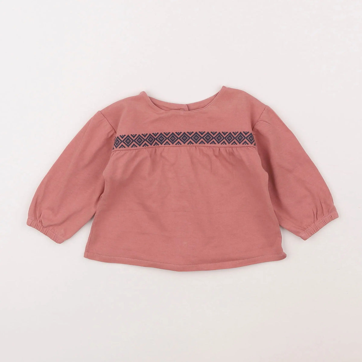 Vertbaudet - tee-shirt rose - 6 mois