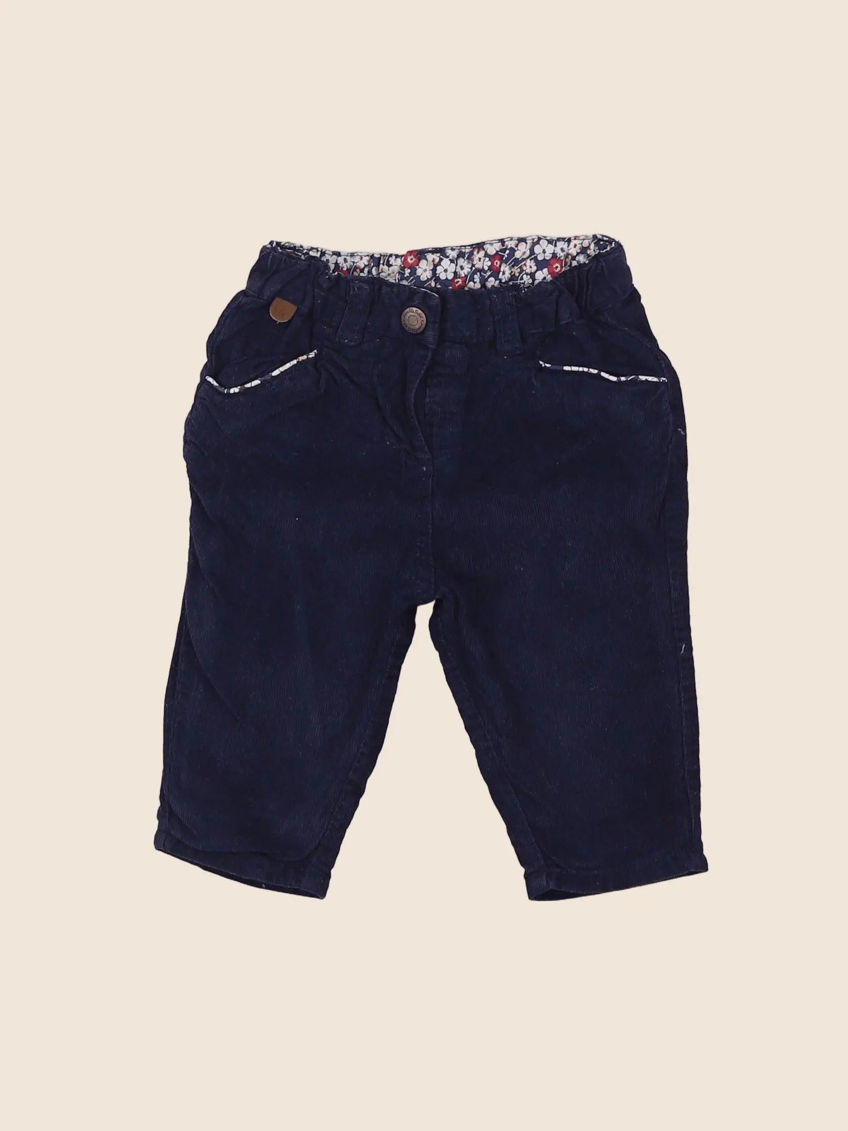 Cadet Rousselle - pantalon bleu - 6 mois