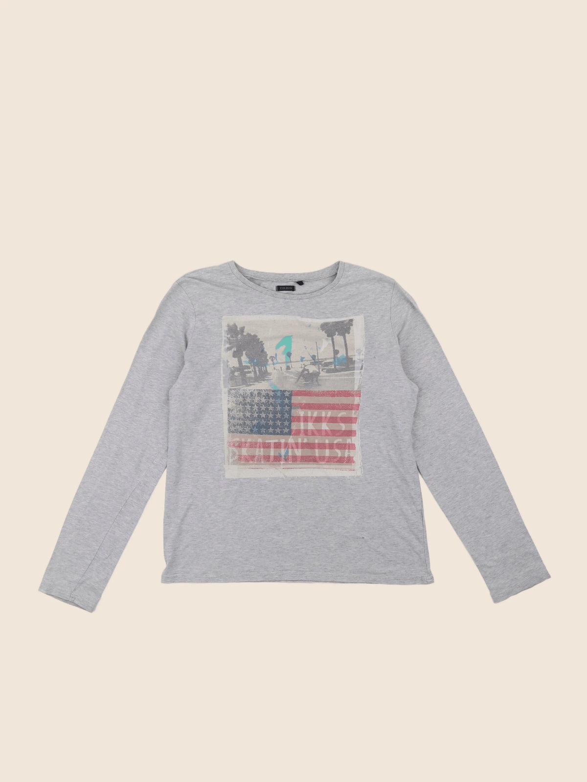 IKKS - tee-shirt gris - 14 ans