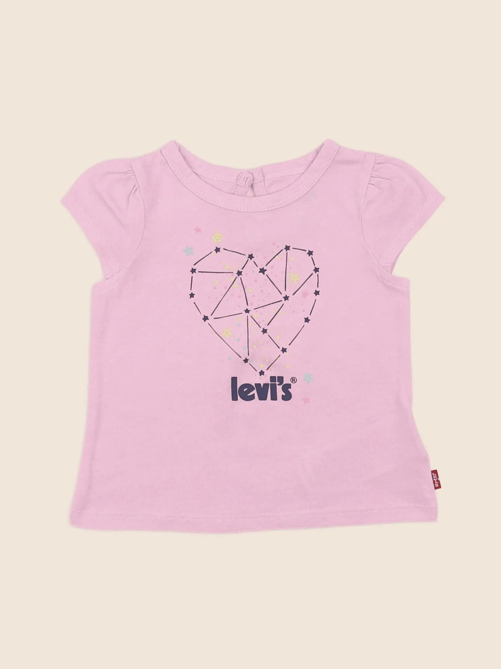 Levi's - tee-shirt rose - 12 mois