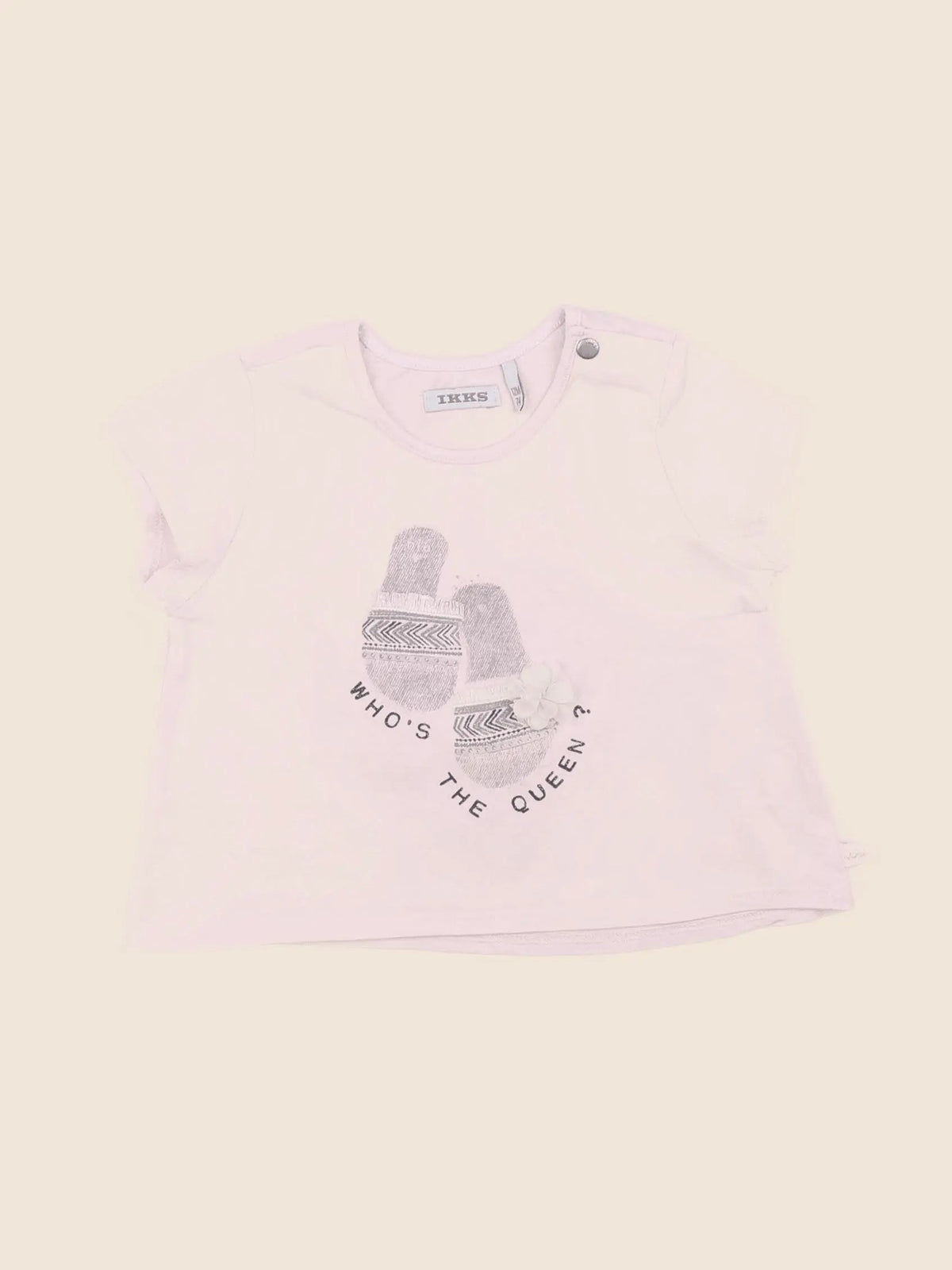 IKKS - tee-shirt rose - 12 mois