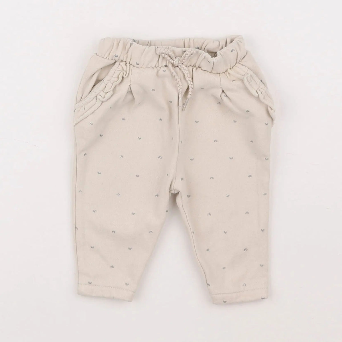 Vertbaudet - jogging beige - 6 mois