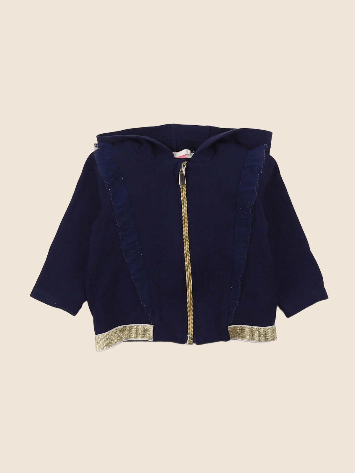 Billie Blush - sweat bleu - 6 mois