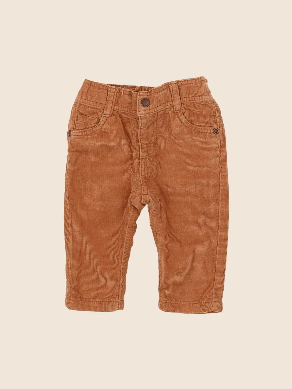 Vertbaudet - pantalon marron - 3 mois