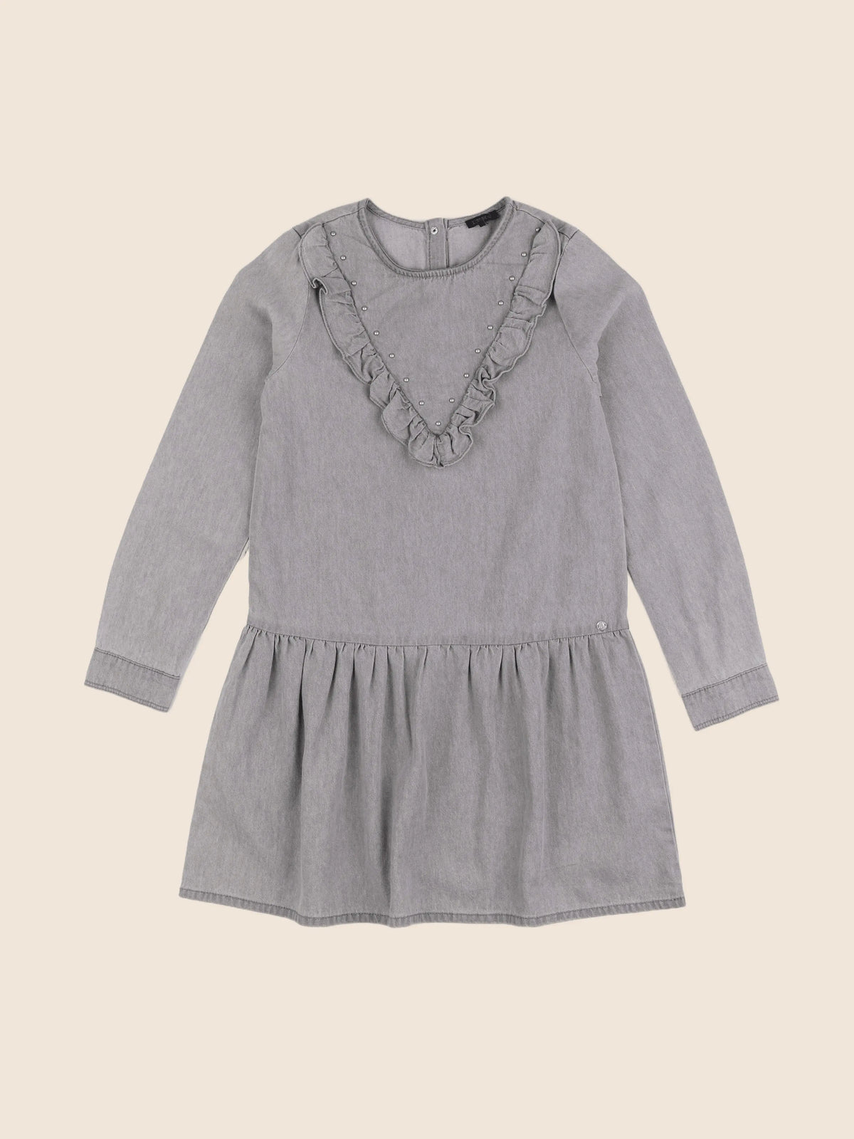 IKKS - robe gris - 10 ans
