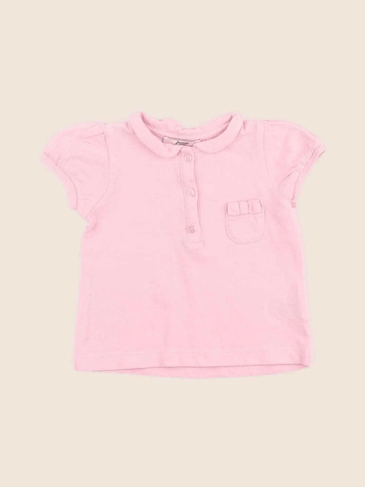 Jacadi - tee-shirt rose - 12 mois