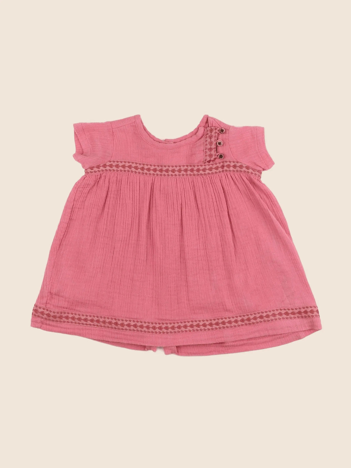 Gocco - blouse rose - 3/6 mois