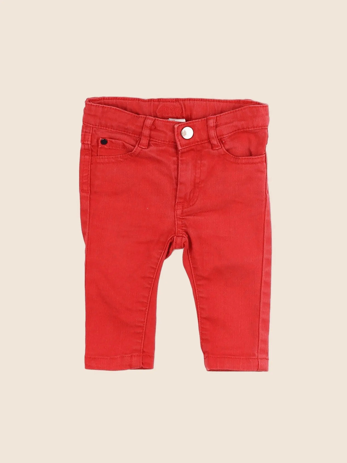 Jacadi - pantalon rouge - 6 mois