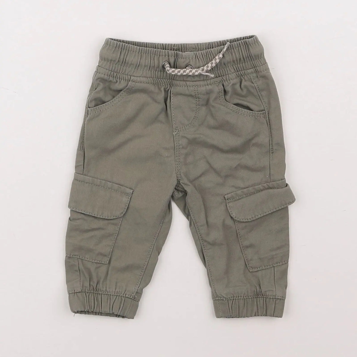 Vertbaudet - pantalon vert - 3 mois