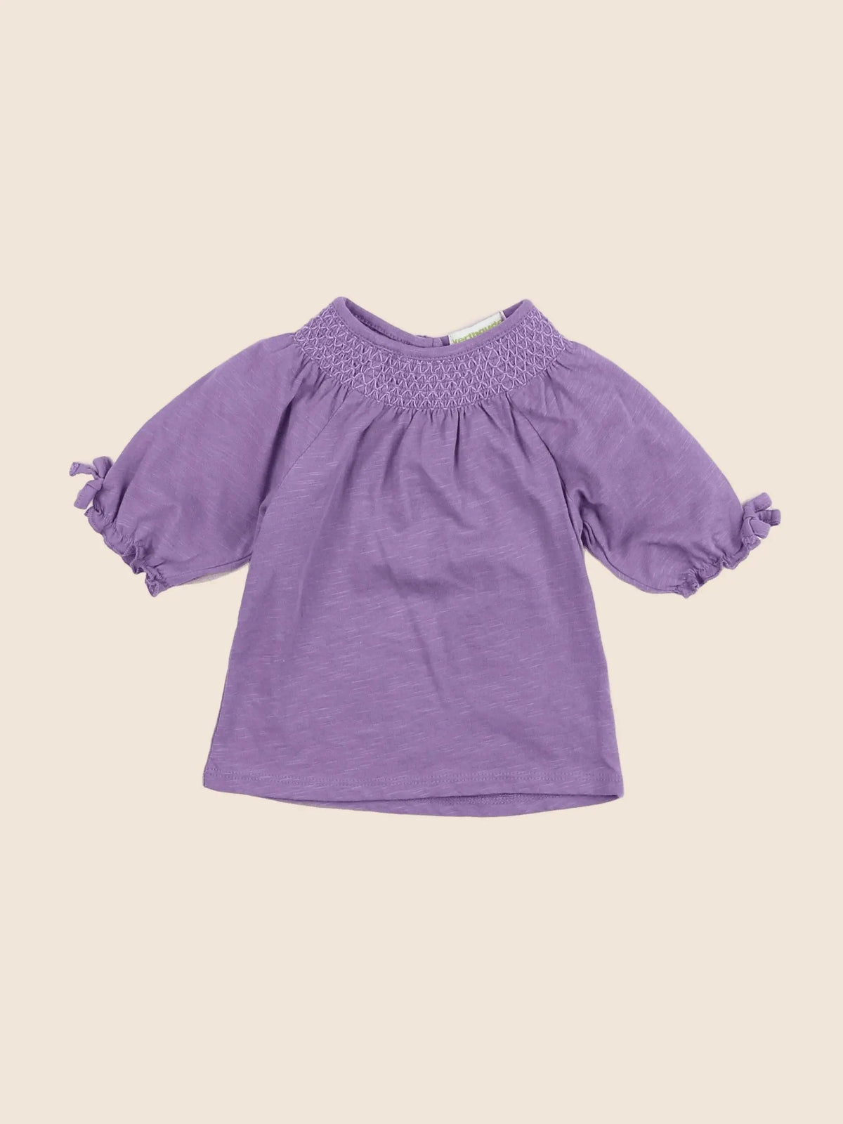 Vertbaudet - robe violet - 9 mois