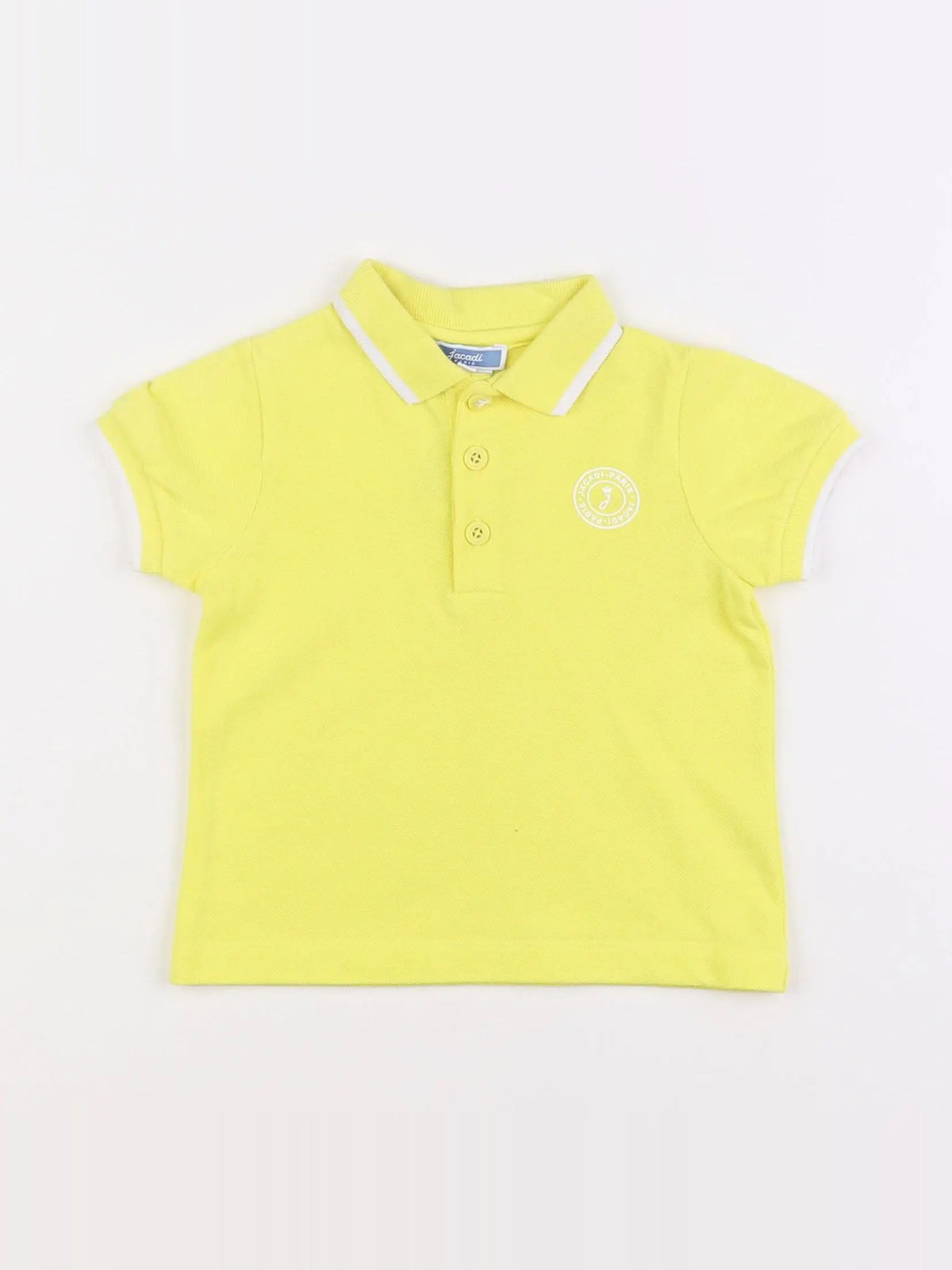 Jacadi - polo jaune fluo - 12 mois
