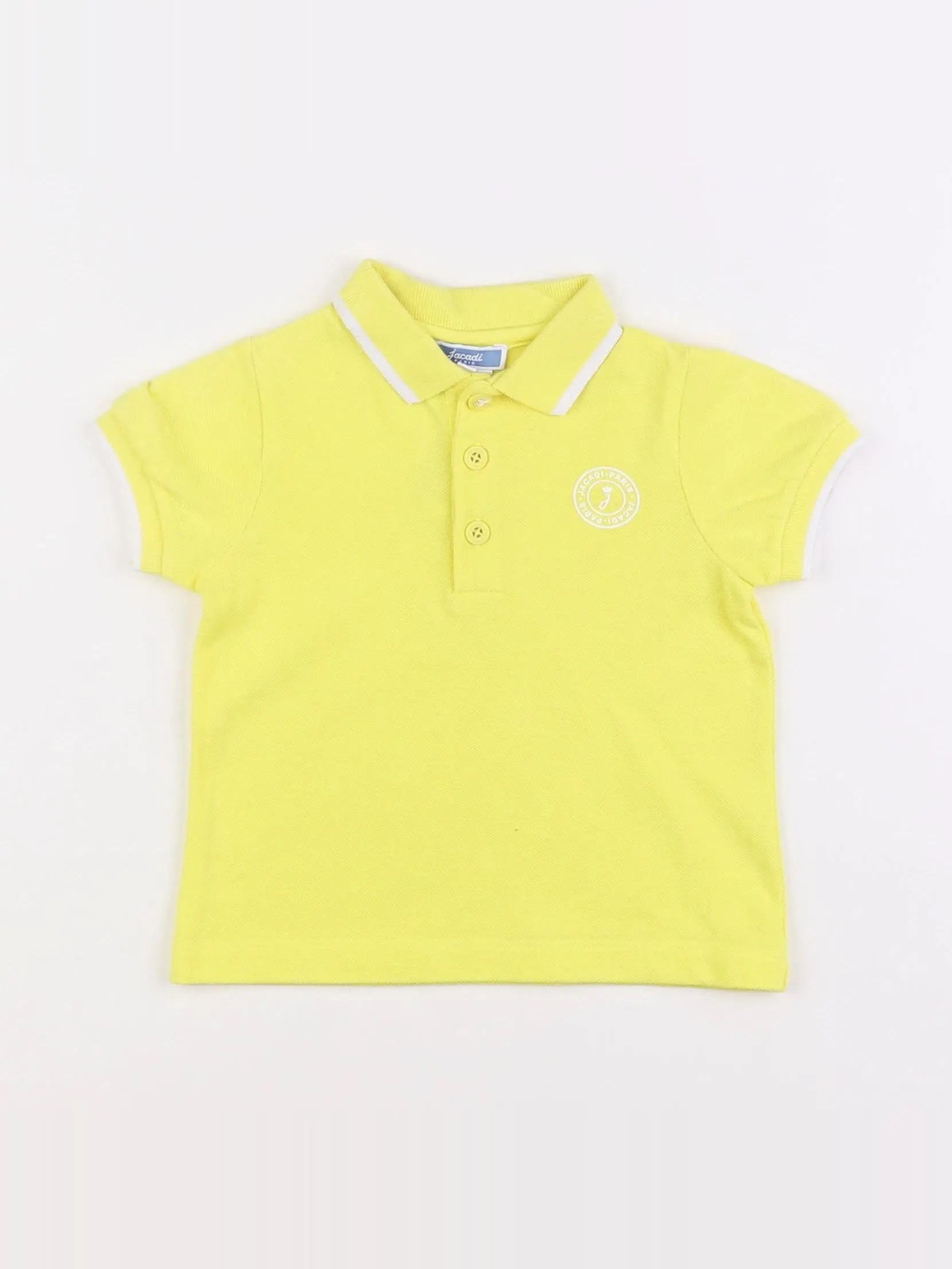 Jacadi - polo jaune fluo - 12 mois
