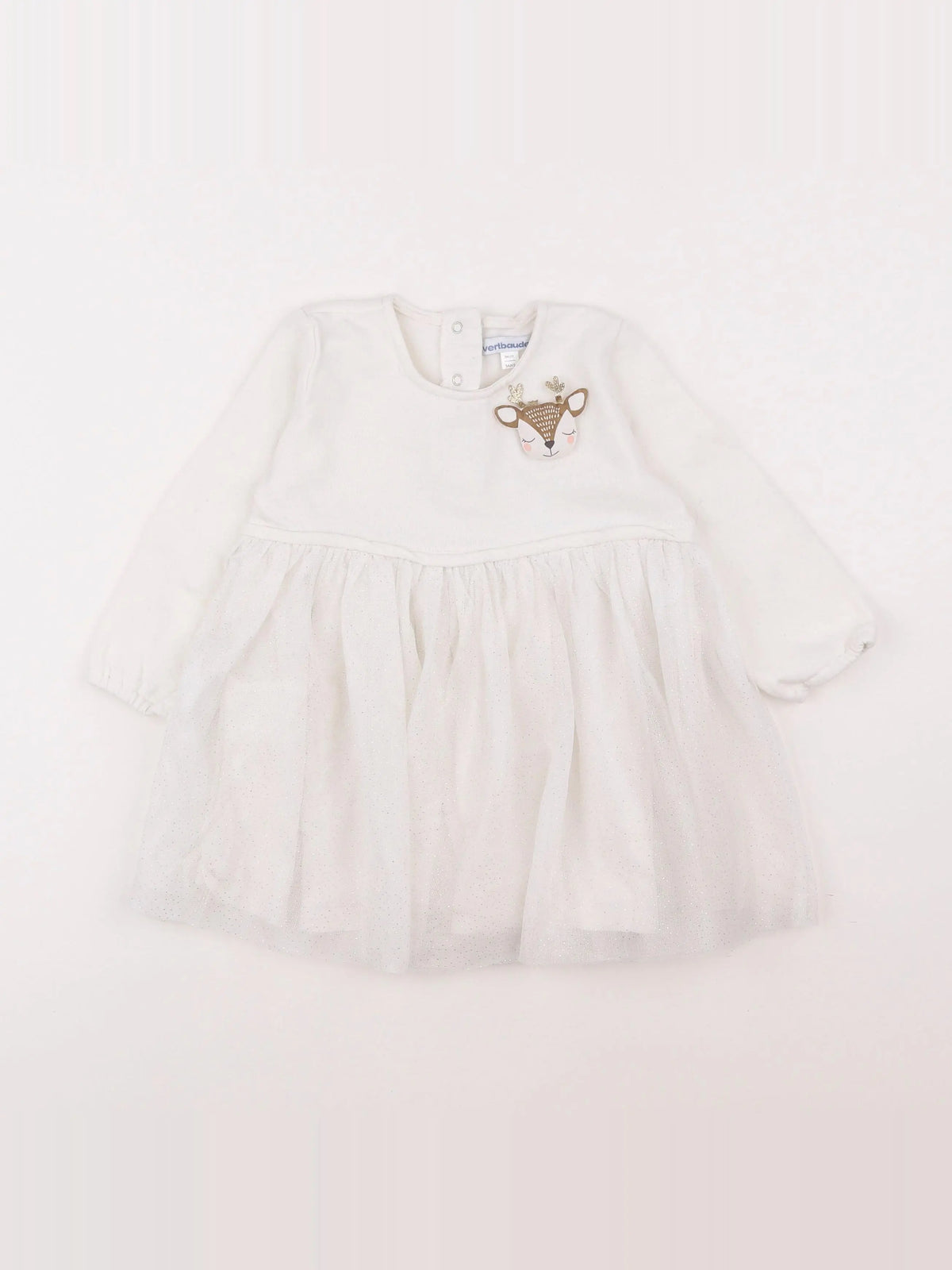 Vertbaudet - robe blanc - 3 ans