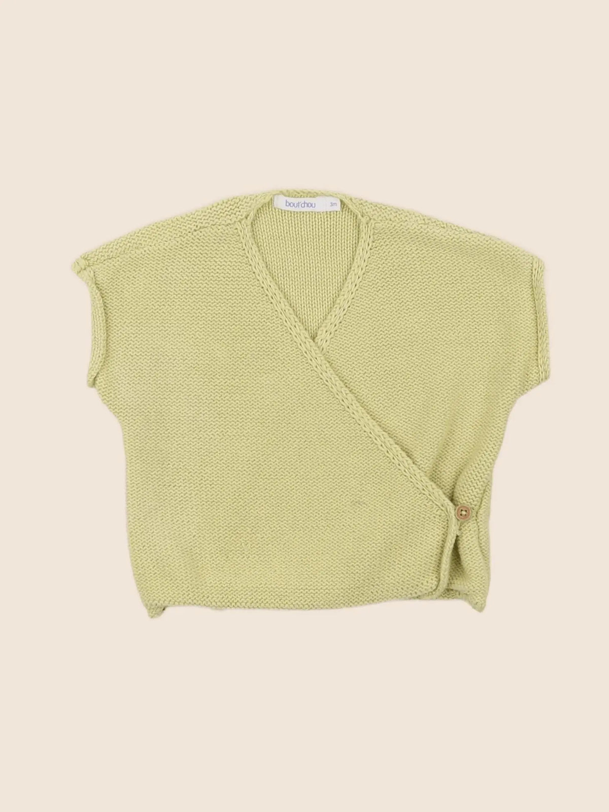 Boutchou - gilet jaune - 3 mois