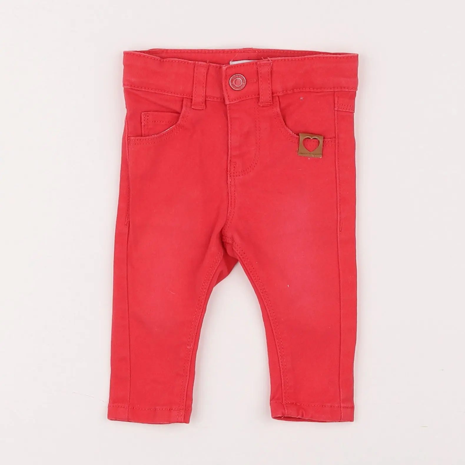 Vertbaudet - pantalon rose - 3 mois