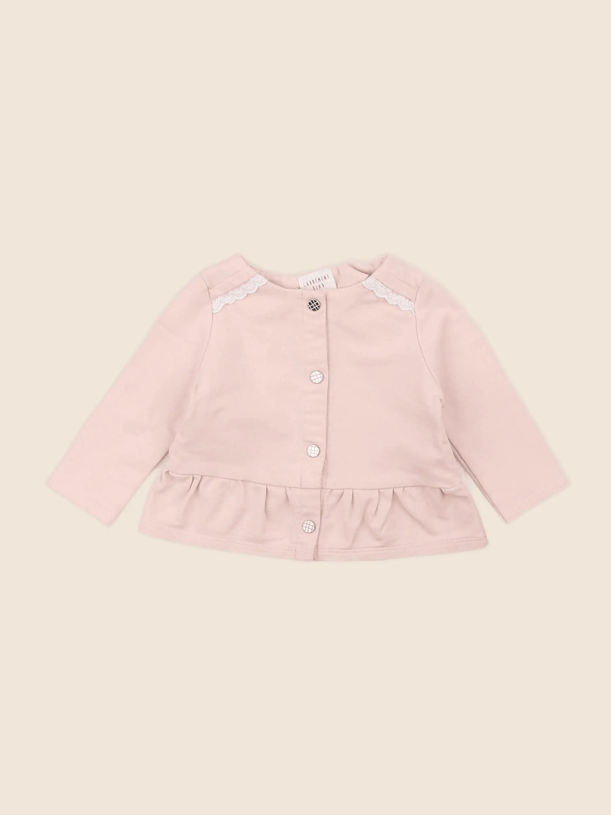 Carrément Beau - sweat rose - 6 mois