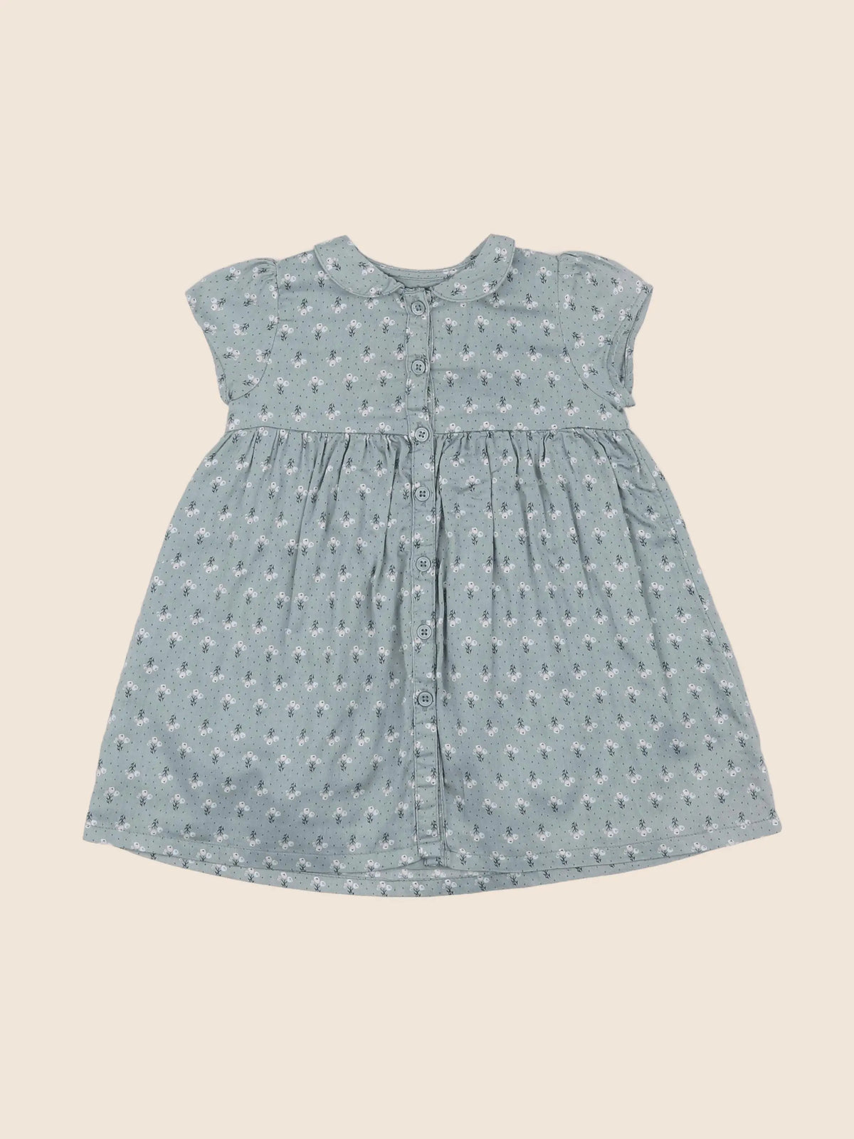 Boutchou - robe vert - 6 mois