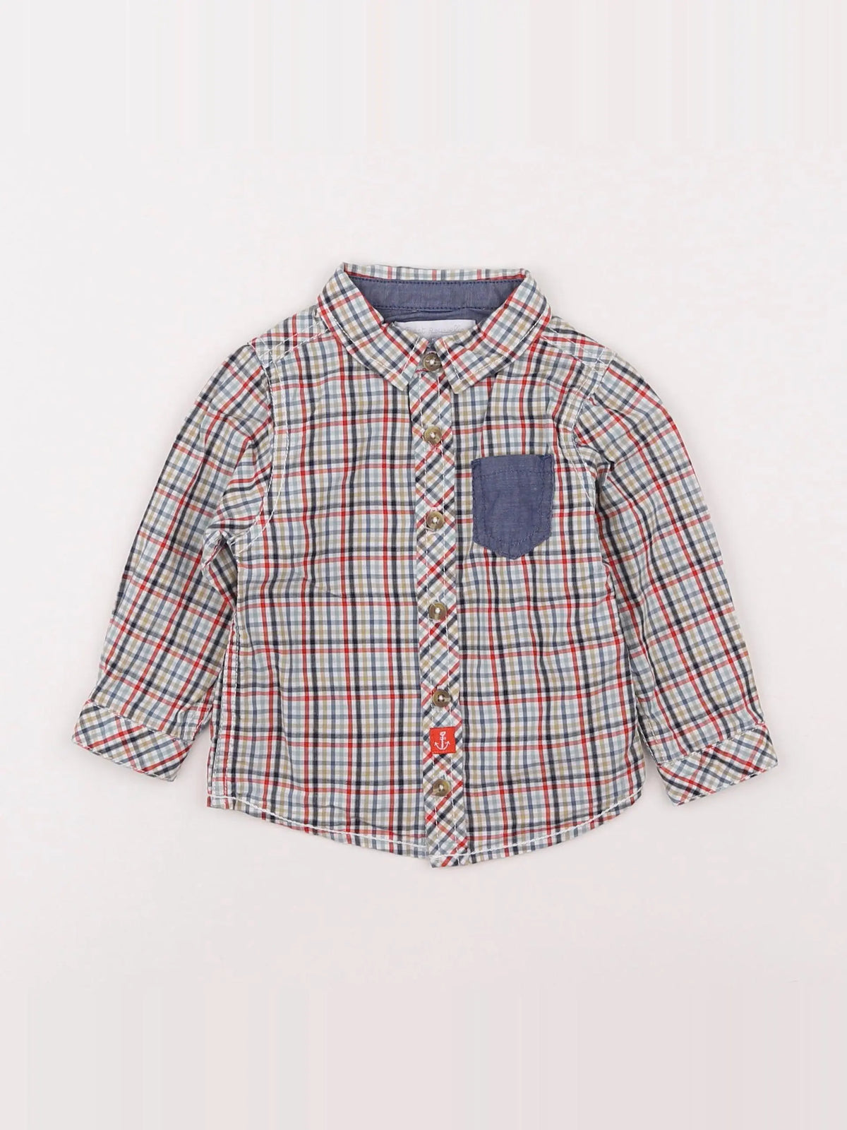 Cadet Rousselle - chemise multicolore - 6 mois