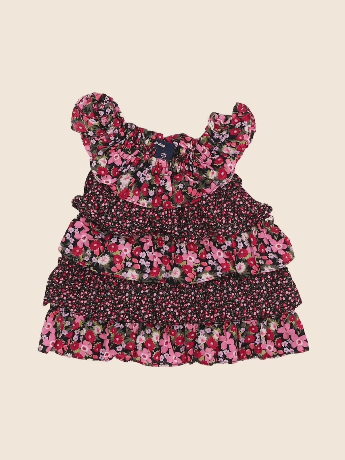 GAP - robe rose - 3/6 mois
