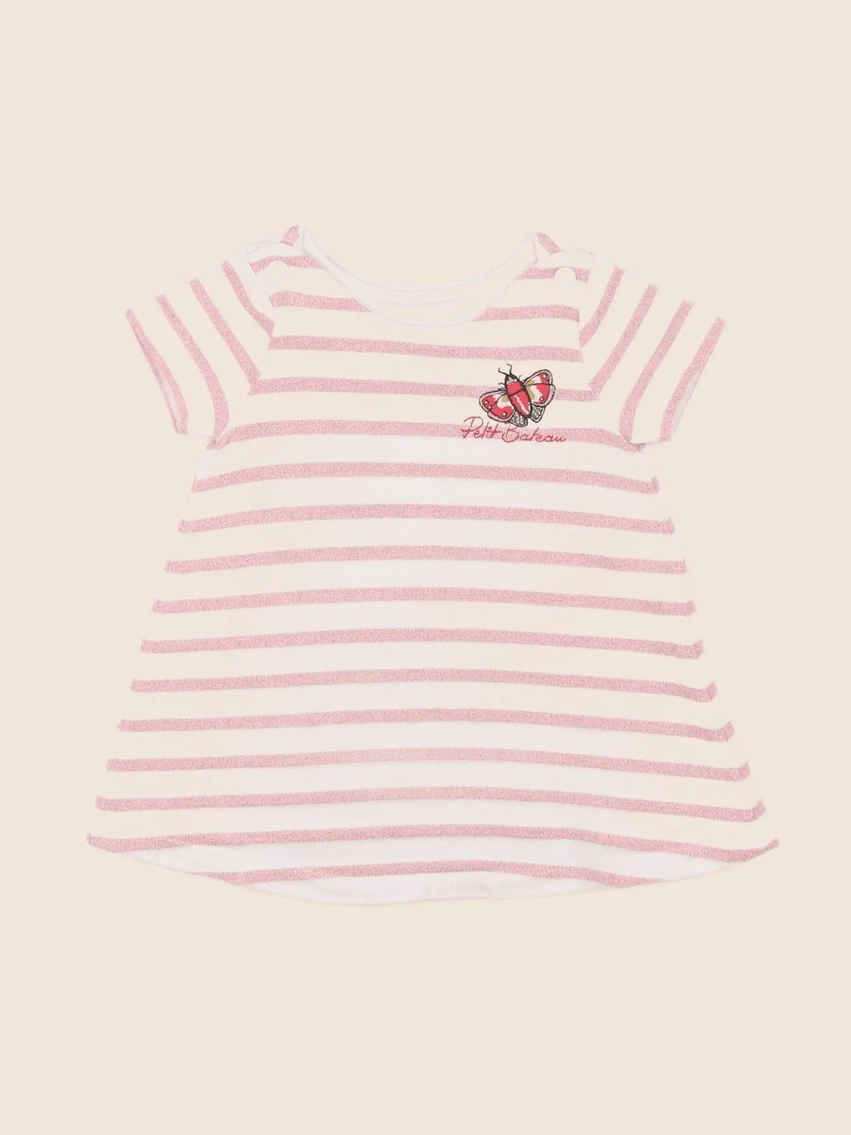 Petit Bateau - robe rose - 3 mois