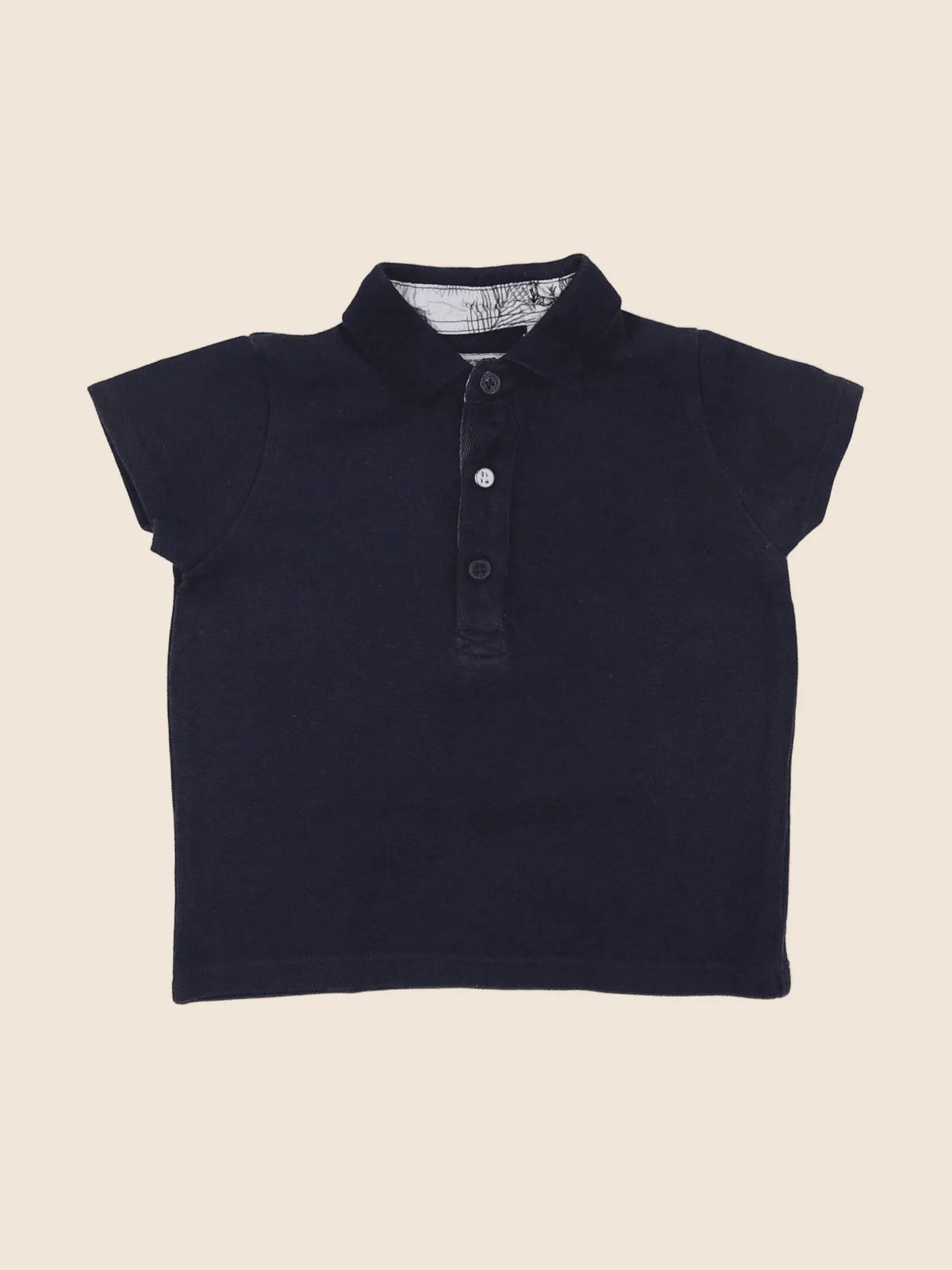 IKKS - polo imprimé au dos bleu - 12 mois