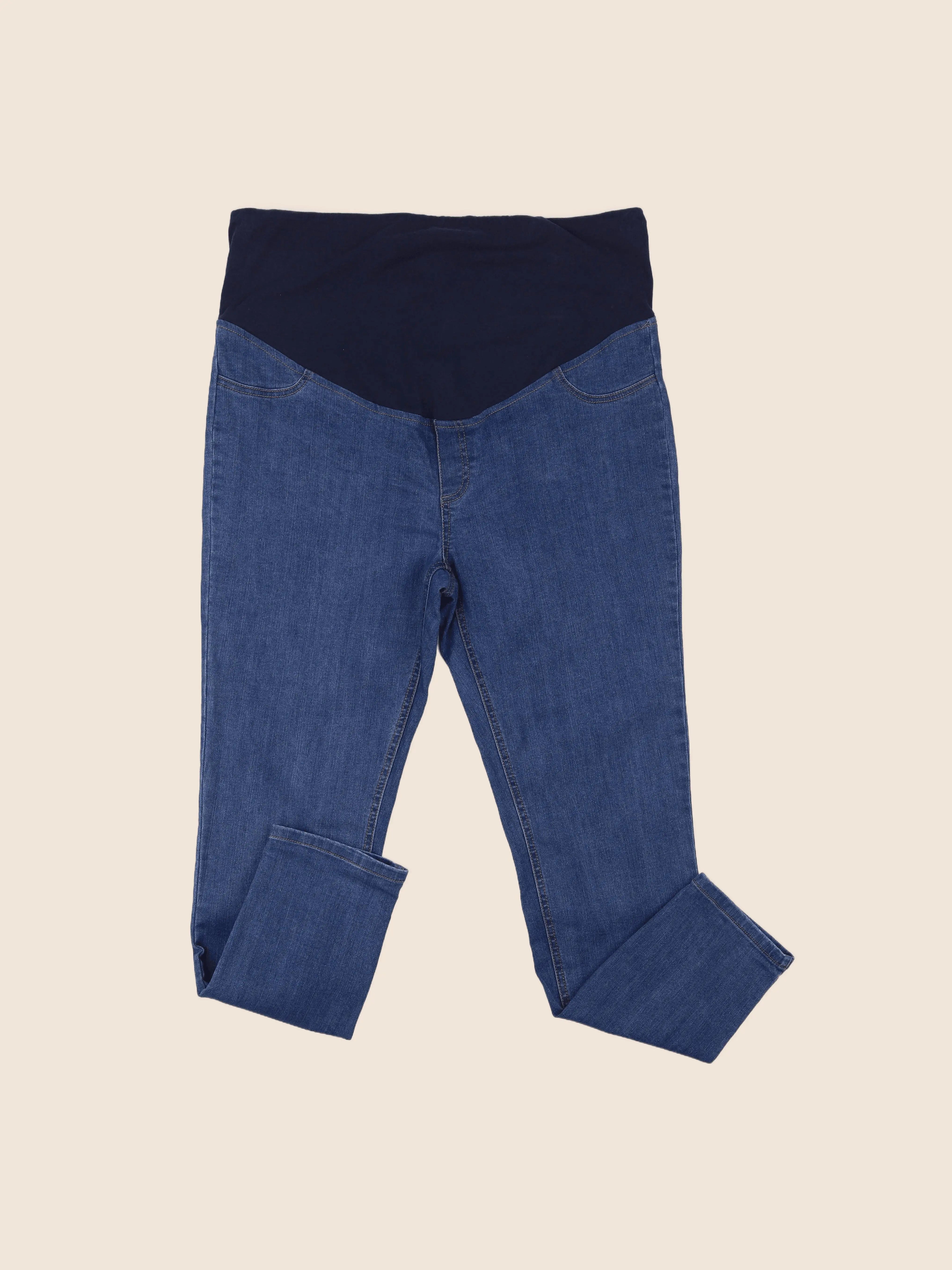Vertbaudet - jean grossesse bleu - 48