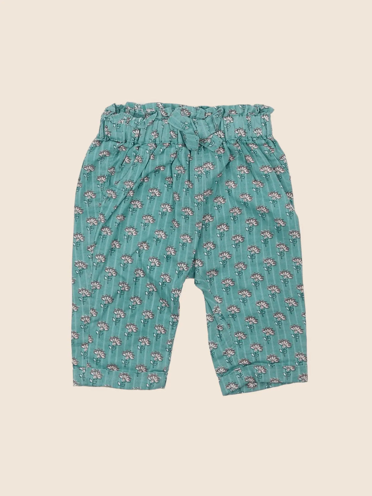 Tape à l'oeil - pantalon vert - 3 mois