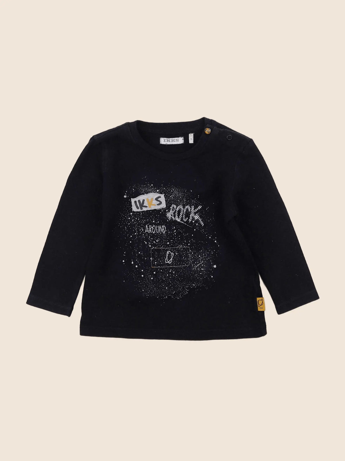 IKKS - tee-shirt bleu - 12 mois