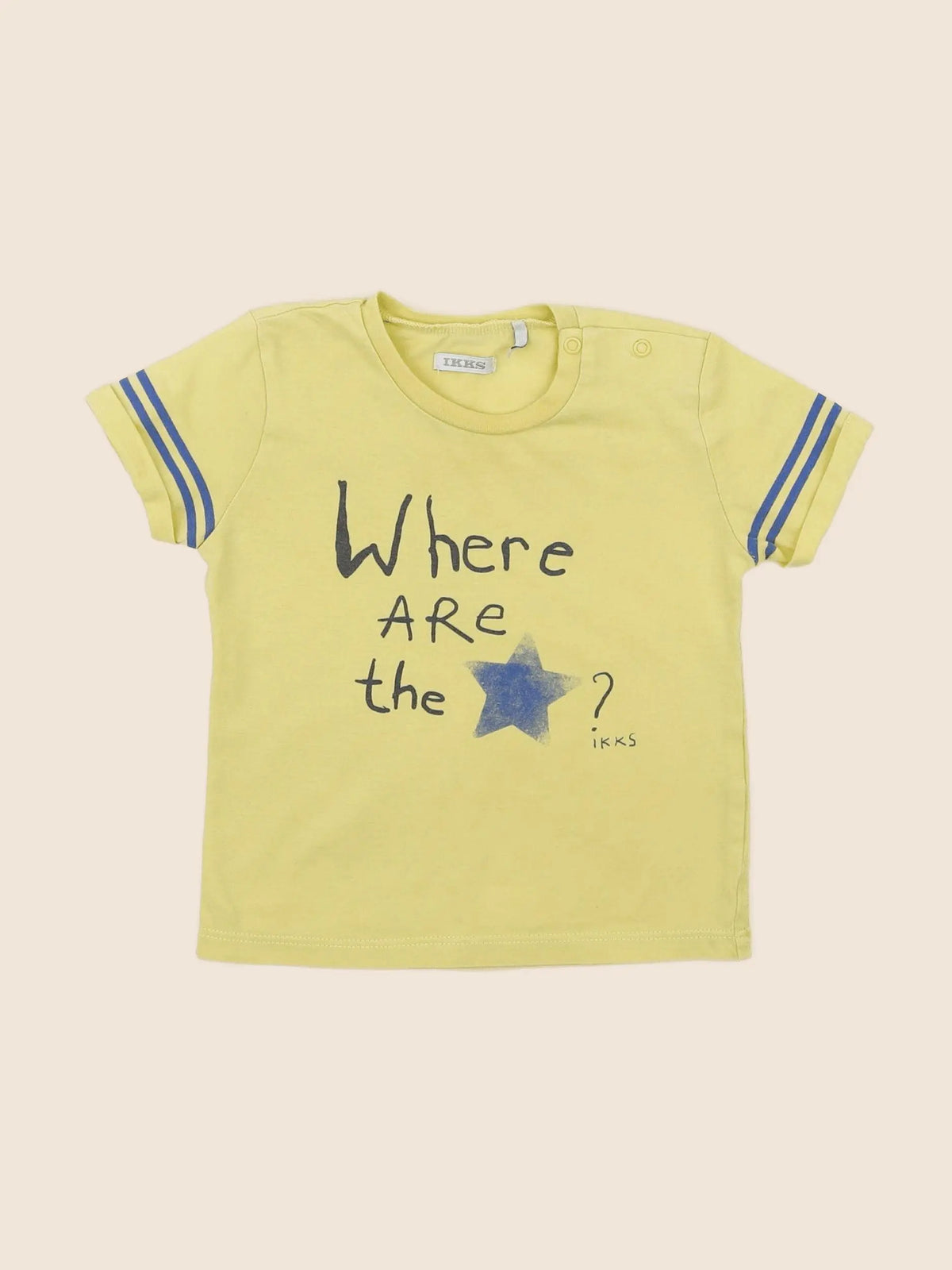 IKKS - tee-shirt jaune - 12 mois