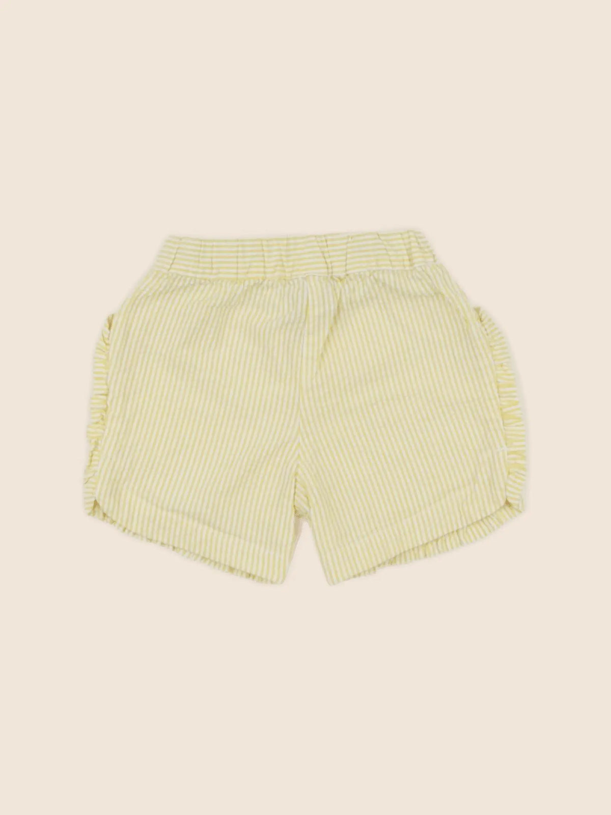 Petit Bateau - short jaune - 12 mois