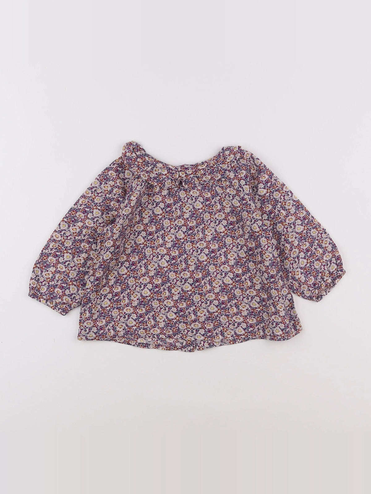 Boutchou - blouse violet - 12 mois