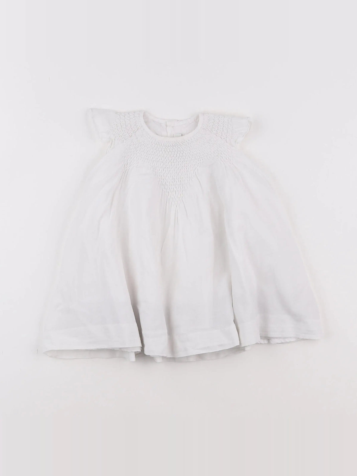 Natalys - robe blanc - 6 mois