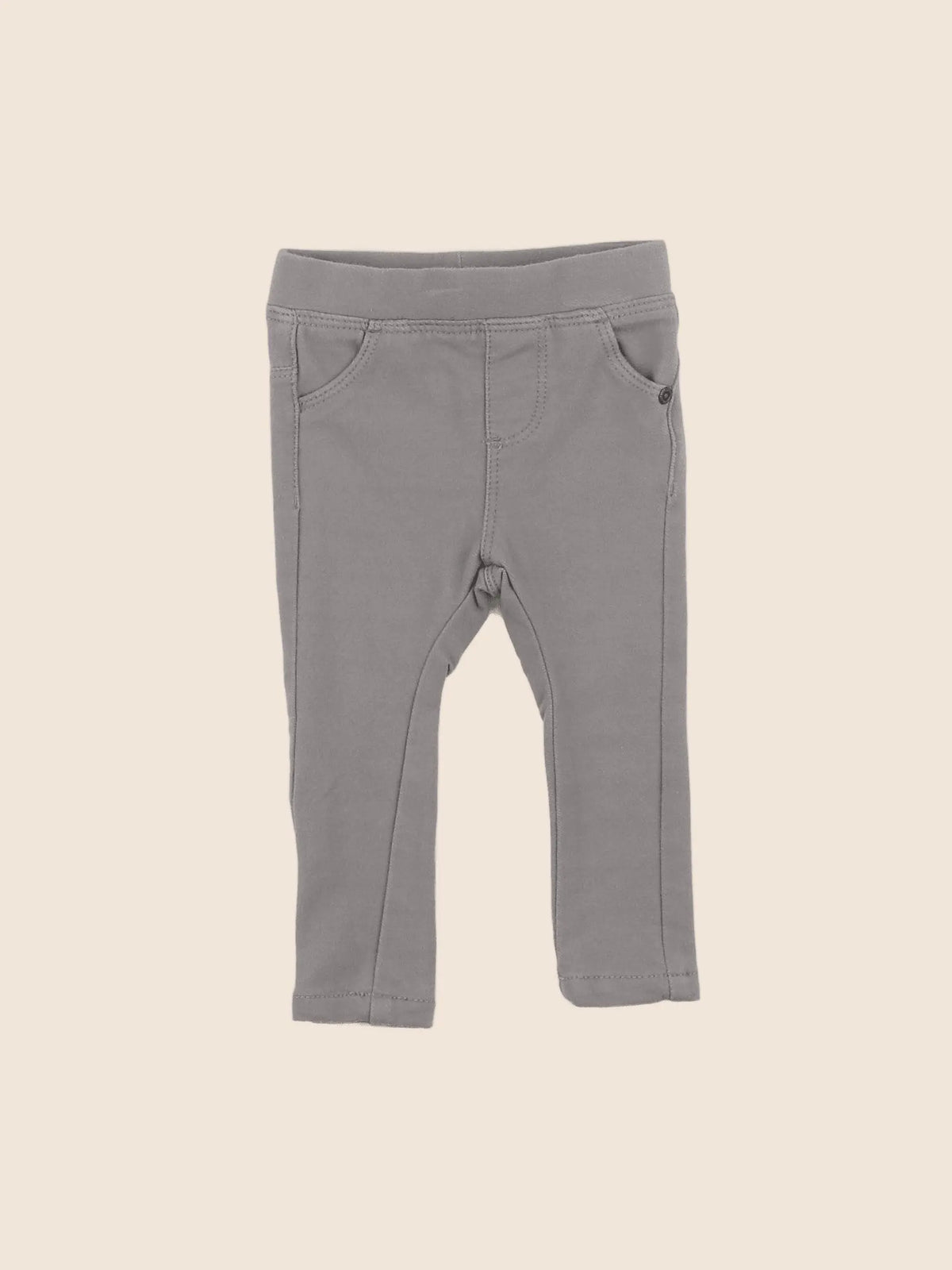 Vertbaudet - jegging beige - 6 mois