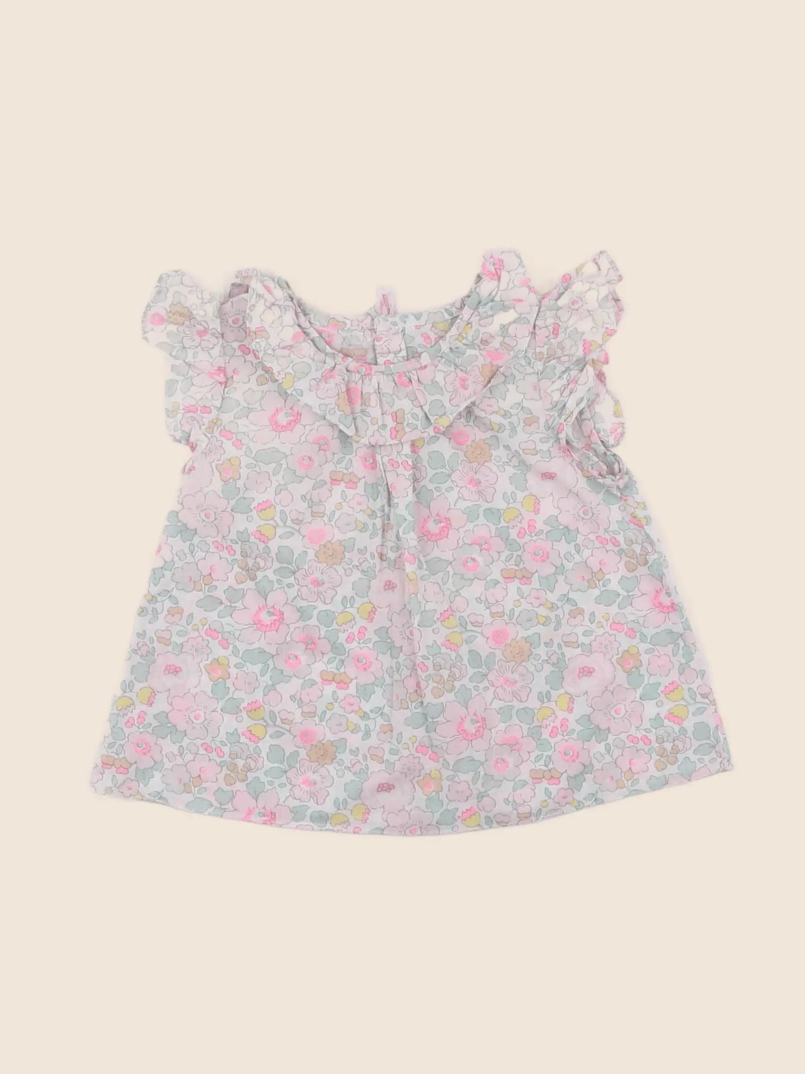 Jacadi - blouse liberty multicolore - 6 mois
