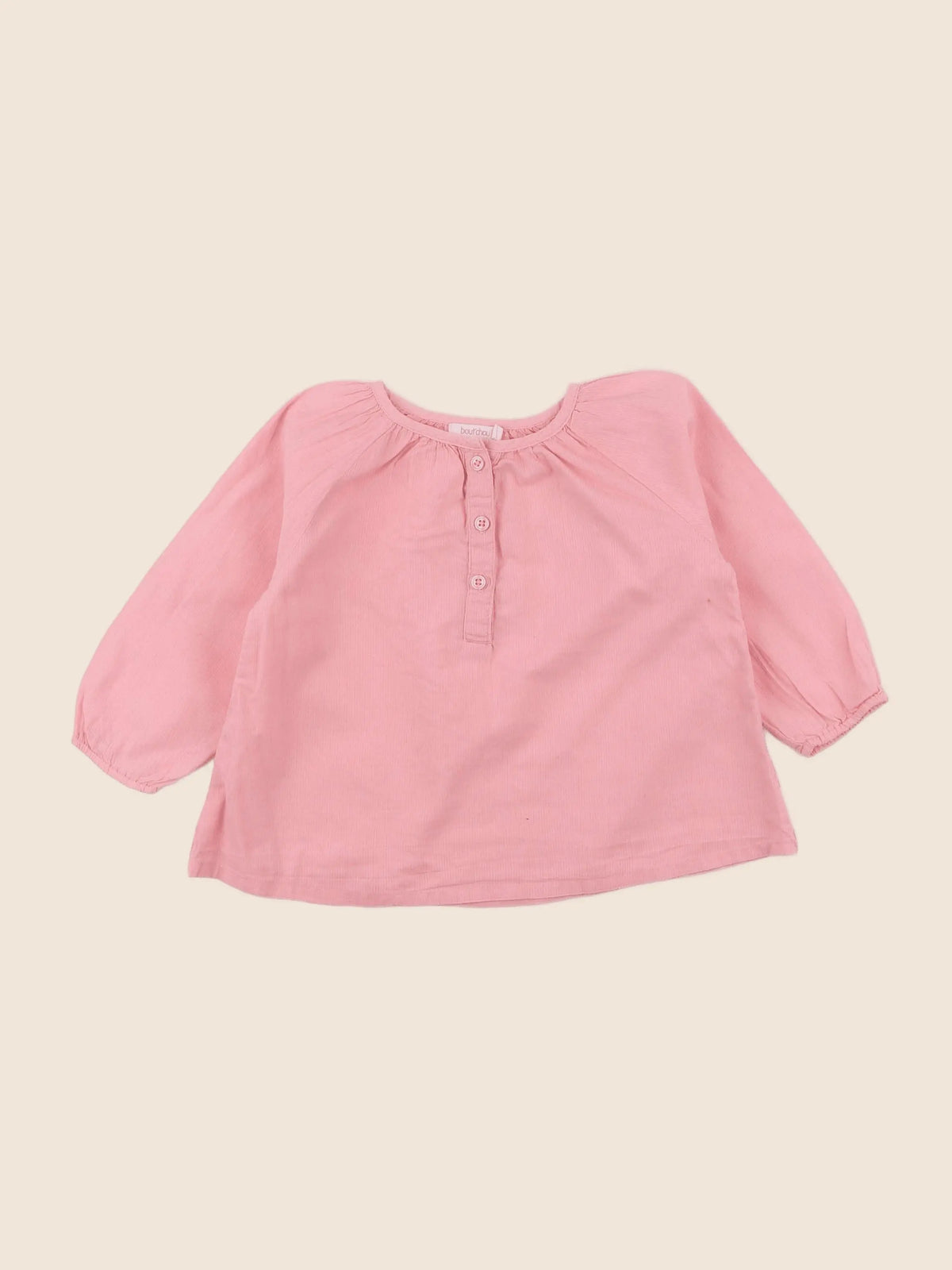 Boutchou - blouse rose - 12 mois