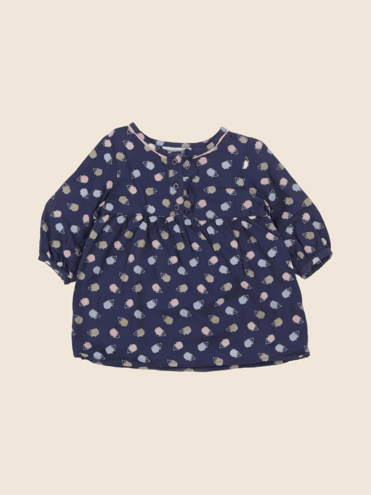Cadet Rousselle - robe bleu - 6 mois