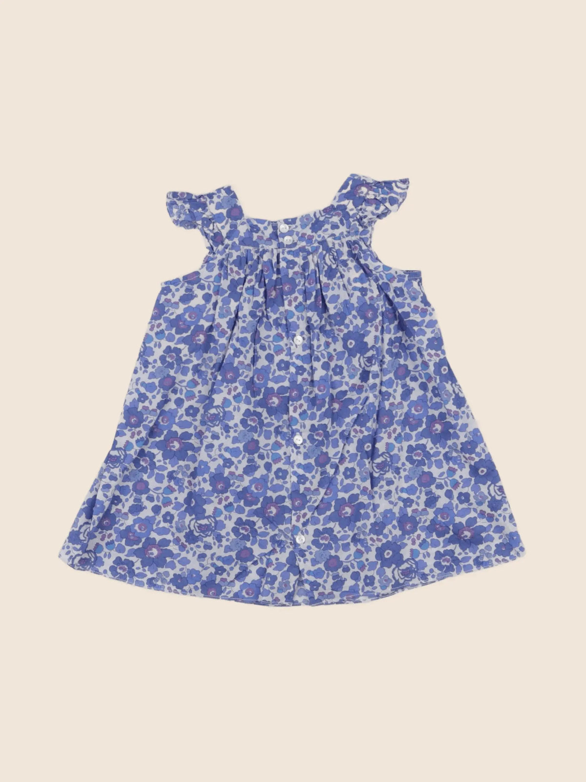 Jacadi - robe liberty bleu - 6 mois