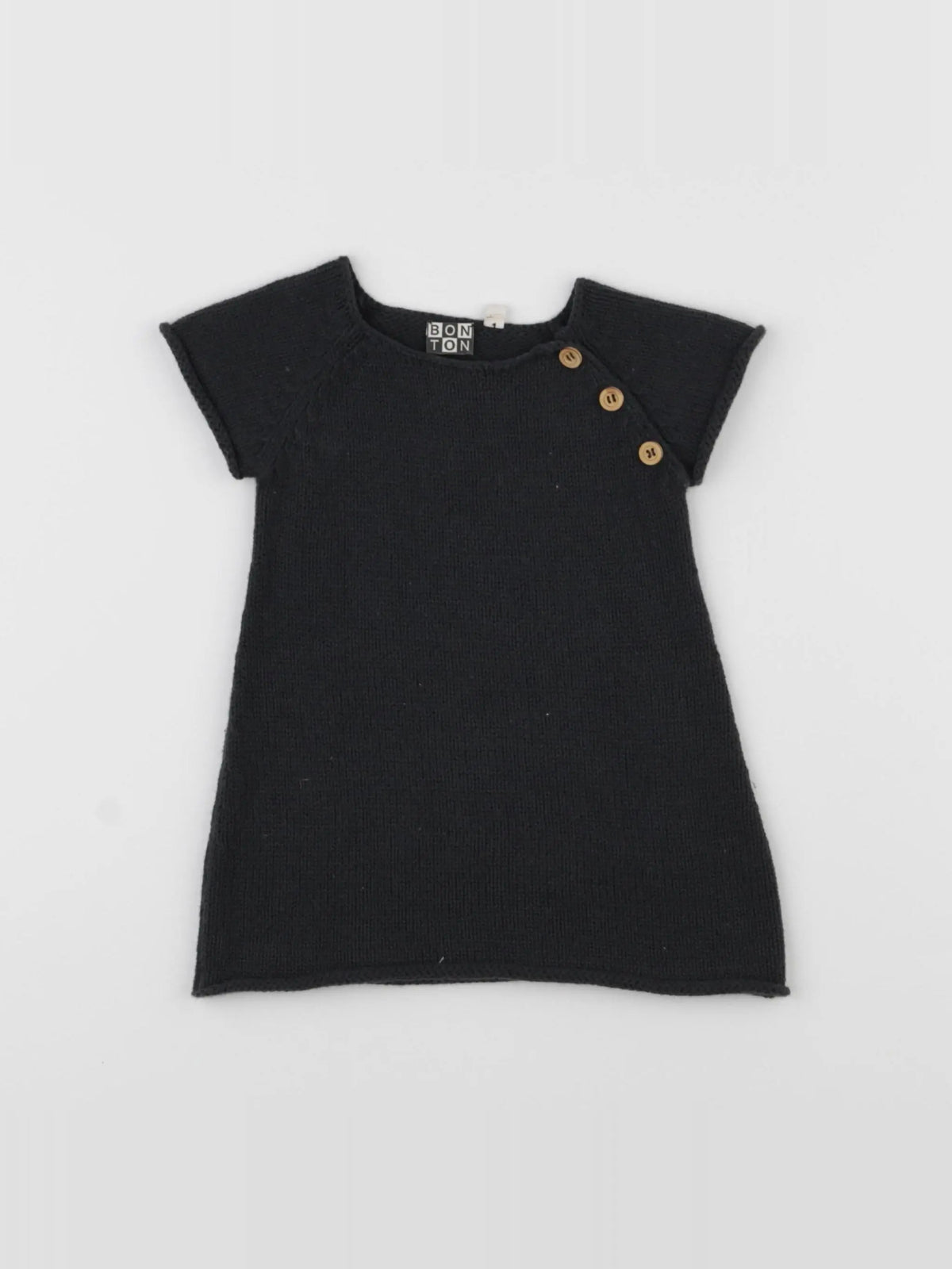 Bonton - robe gris - 12 mois