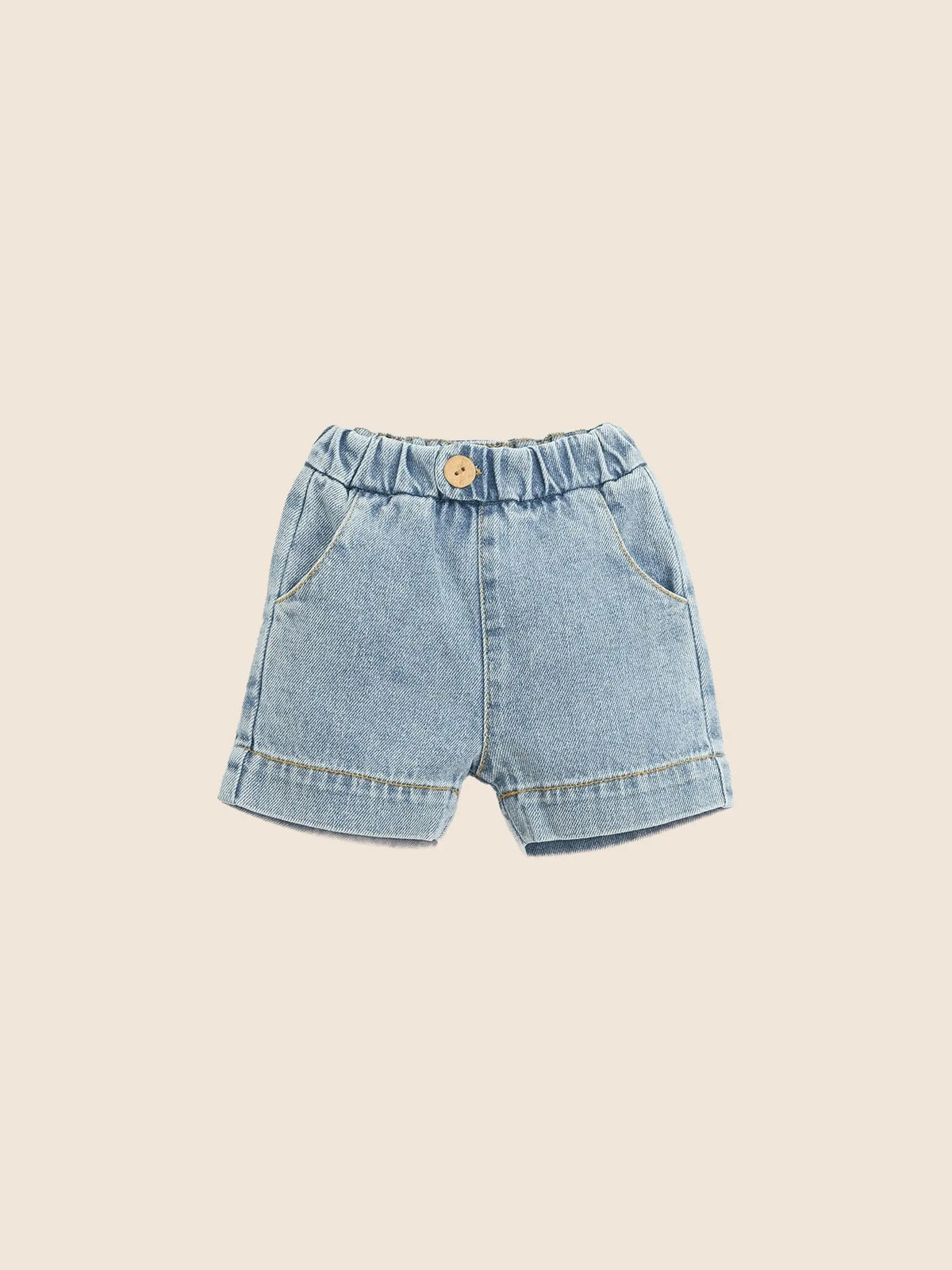 Short Denim bleu clair