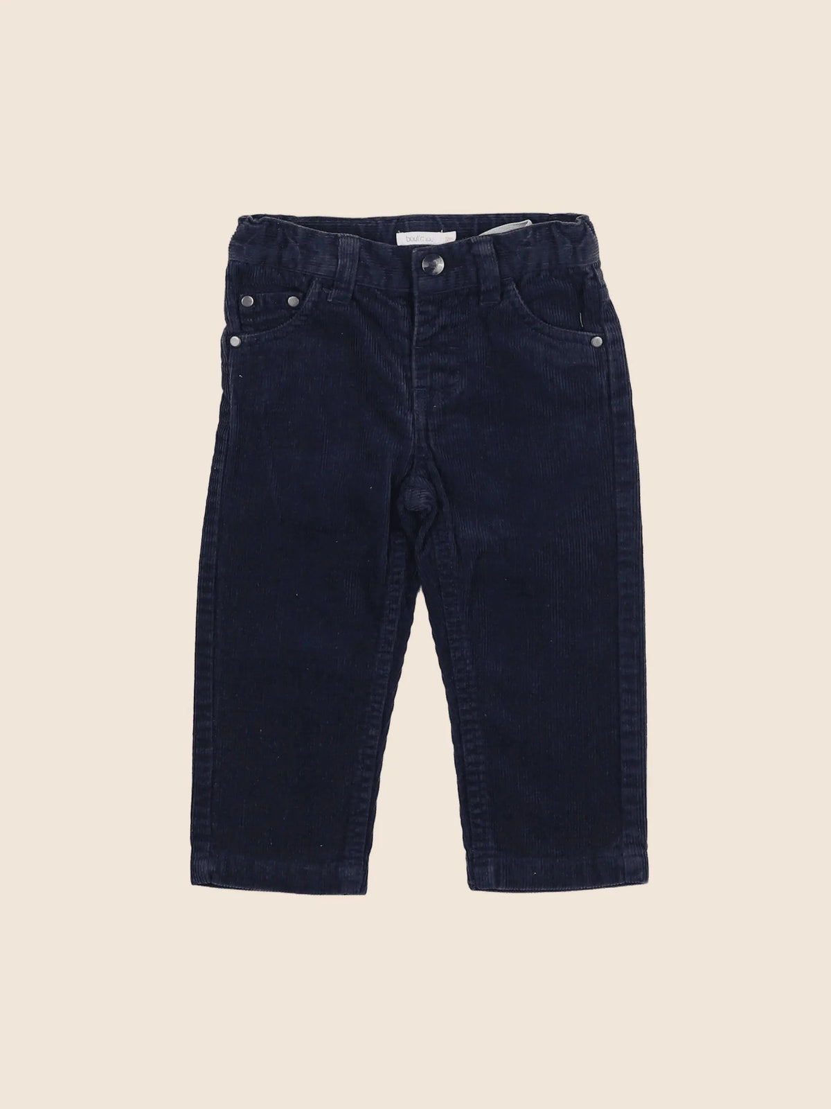 Boutchou - pantalon bleu - 12 mois