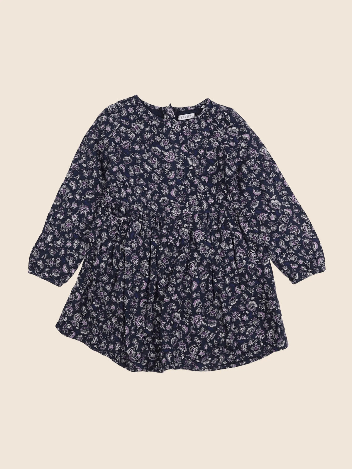 IKKS - robe bleu, violet - 3 ans
