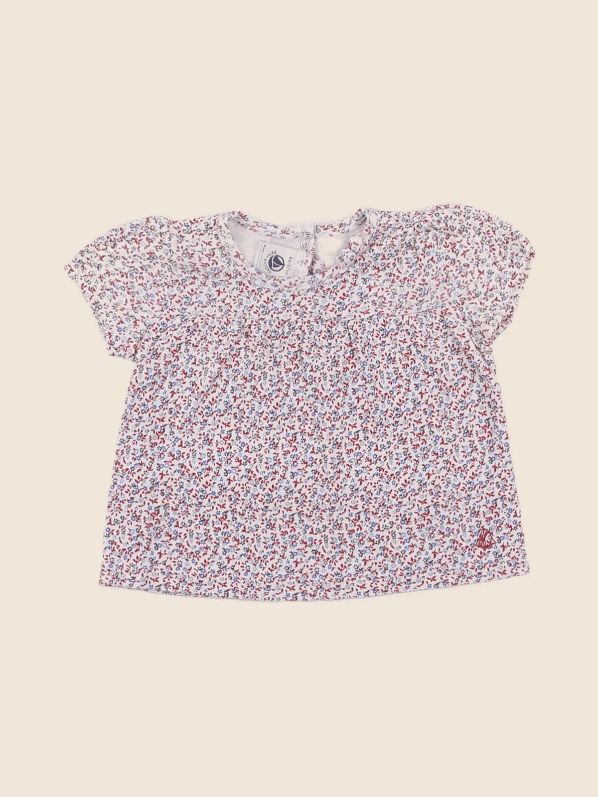 Petit Bateau - tee-shirt multicolore - 6 mois