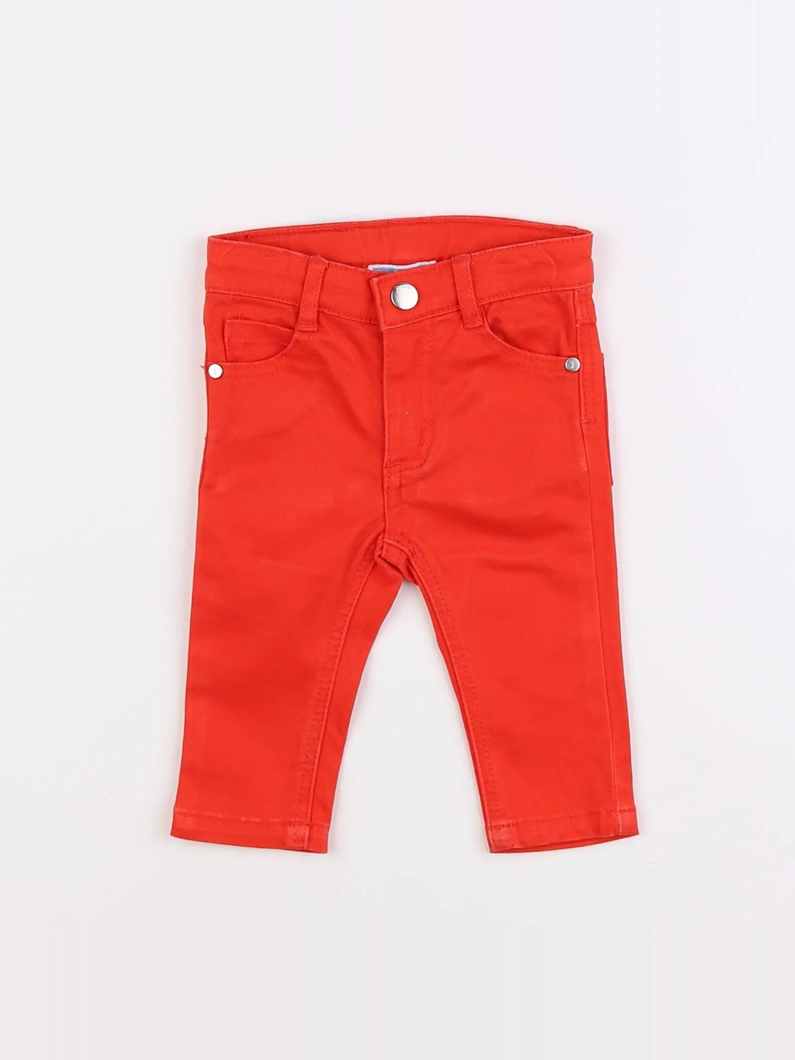 Jacadi - jean orange - 6 mois