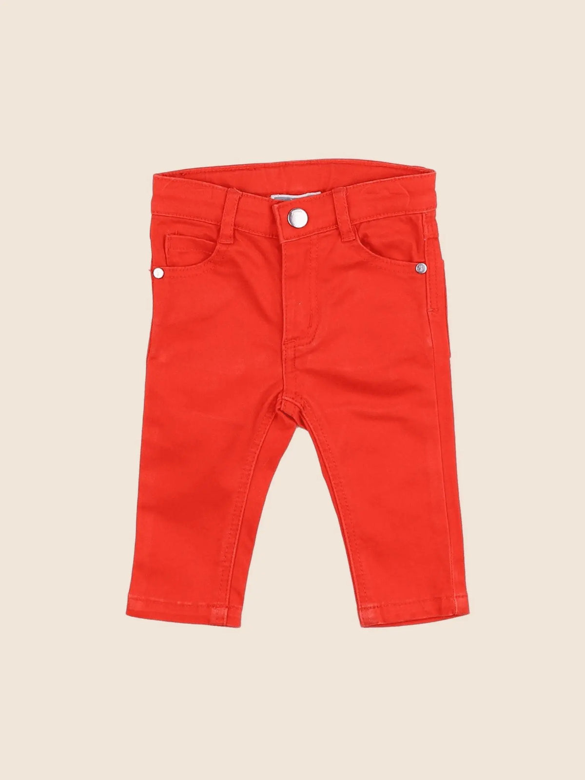 Jacadi - jean orange - 6 mois