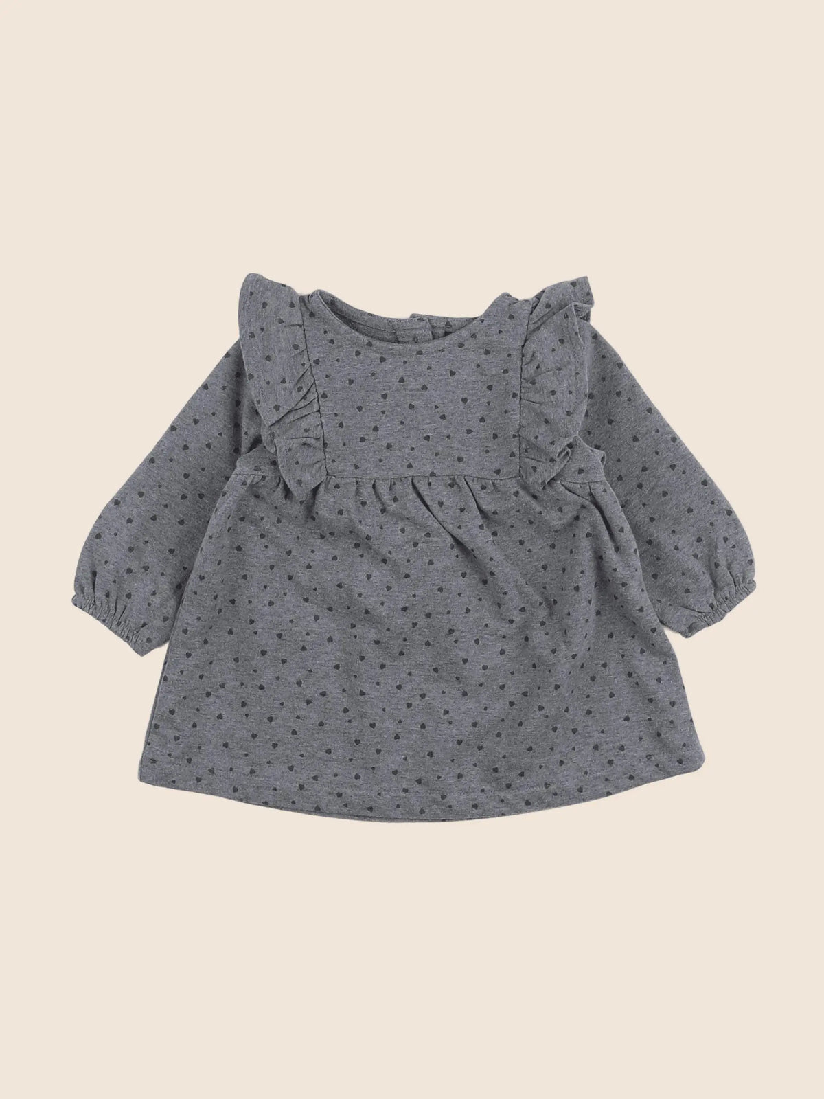 Vertbaudet - robe gris - 9 mois
