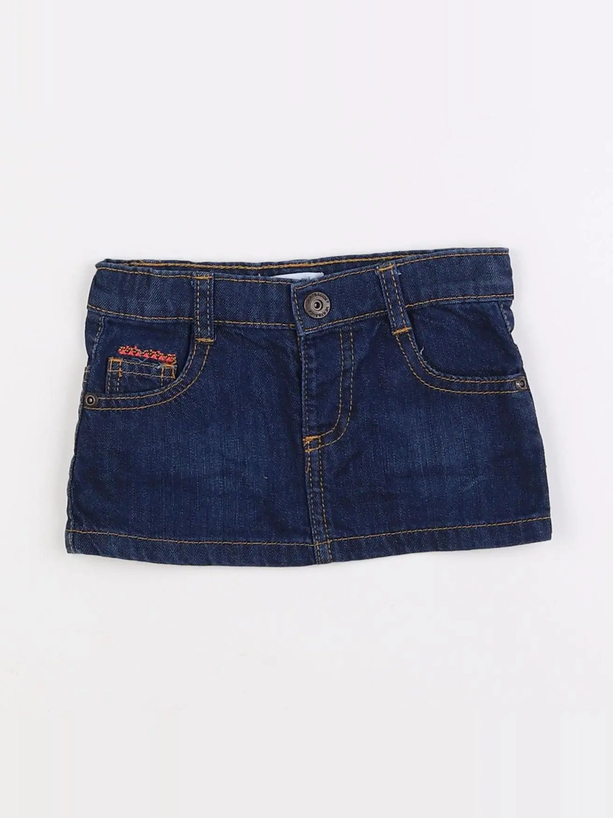 Vertbaudet - jupe bleu - 9 mois