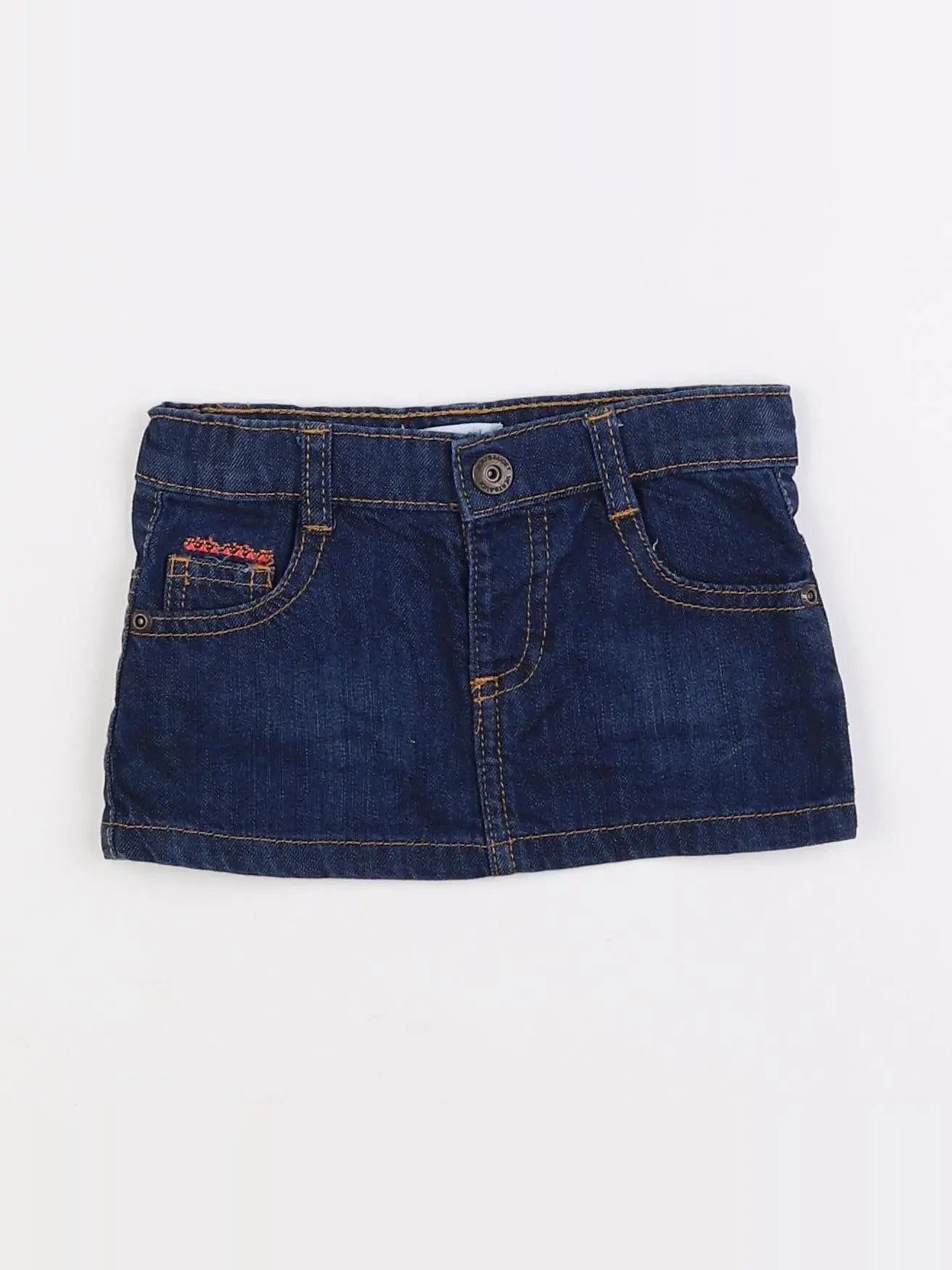 Vertbaudet - jupe bleu - 9 mois